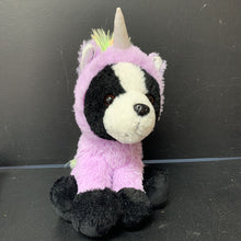 Load image into Gallery viewer, Dog in Unicorn Suit Plush (Holdings Inc.)
