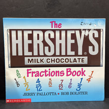 Load image into Gallery viewer, The Hershey&#39;s Milk Chocolate Fraction Book (Jerry Pallotta) -paperback educational
