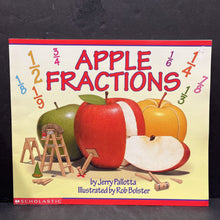 Load image into Gallery viewer, Apple Frations (Jerry Pallotta) -paperback educational
