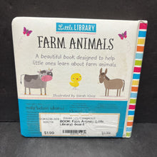 Load image into Gallery viewer, Farm Animals (Little Library) -board
