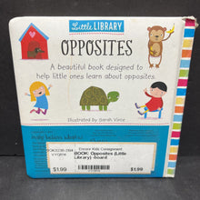 Load image into Gallery viewer, Opposites (Little Library) -board
