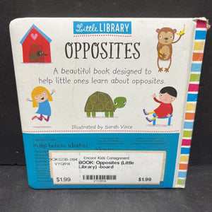 Opposites (Little Library) -board