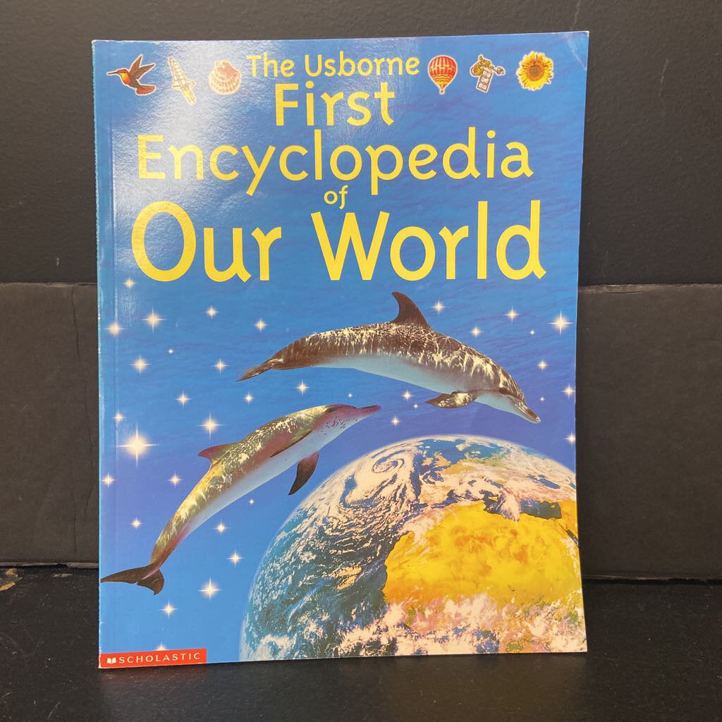 The Usborne First Encyclopedia of Our World (Felicity Brooks) -paperback educational