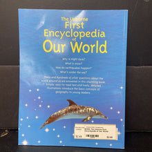 Load image into Gallery viewer, The Usborne First Encyclopedia of Our World (Felicity Brooks) -paperback educational
