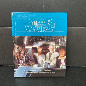Star Wars A New Hope (Larry Weinburg) -hardcover character novelization