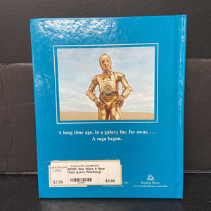 Star Wars A New Hope (Larry Weinburg) -hardcover character novelization