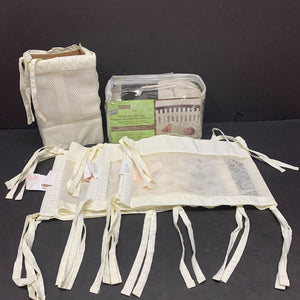 4pc Breathable Bumper Crib Liner