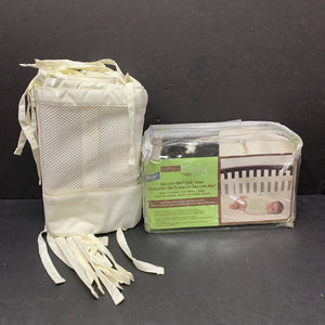 4pc Breathable Bumper Crib Liner