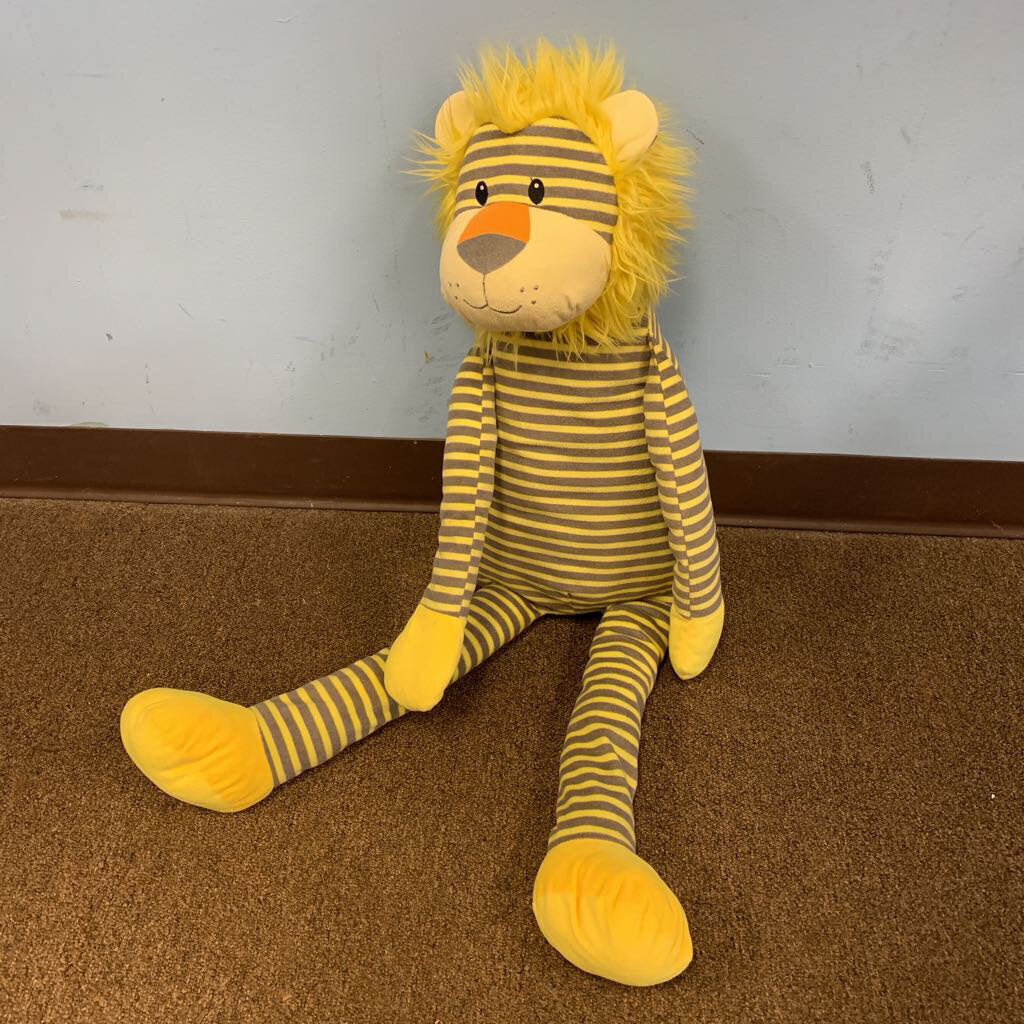 Oversized Striped Lion Plush (CS International)