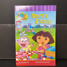 Load image into Gallery viewer, Dora&#39;s Picnic (Scholastic) (Dora the Explorer) -character reader
