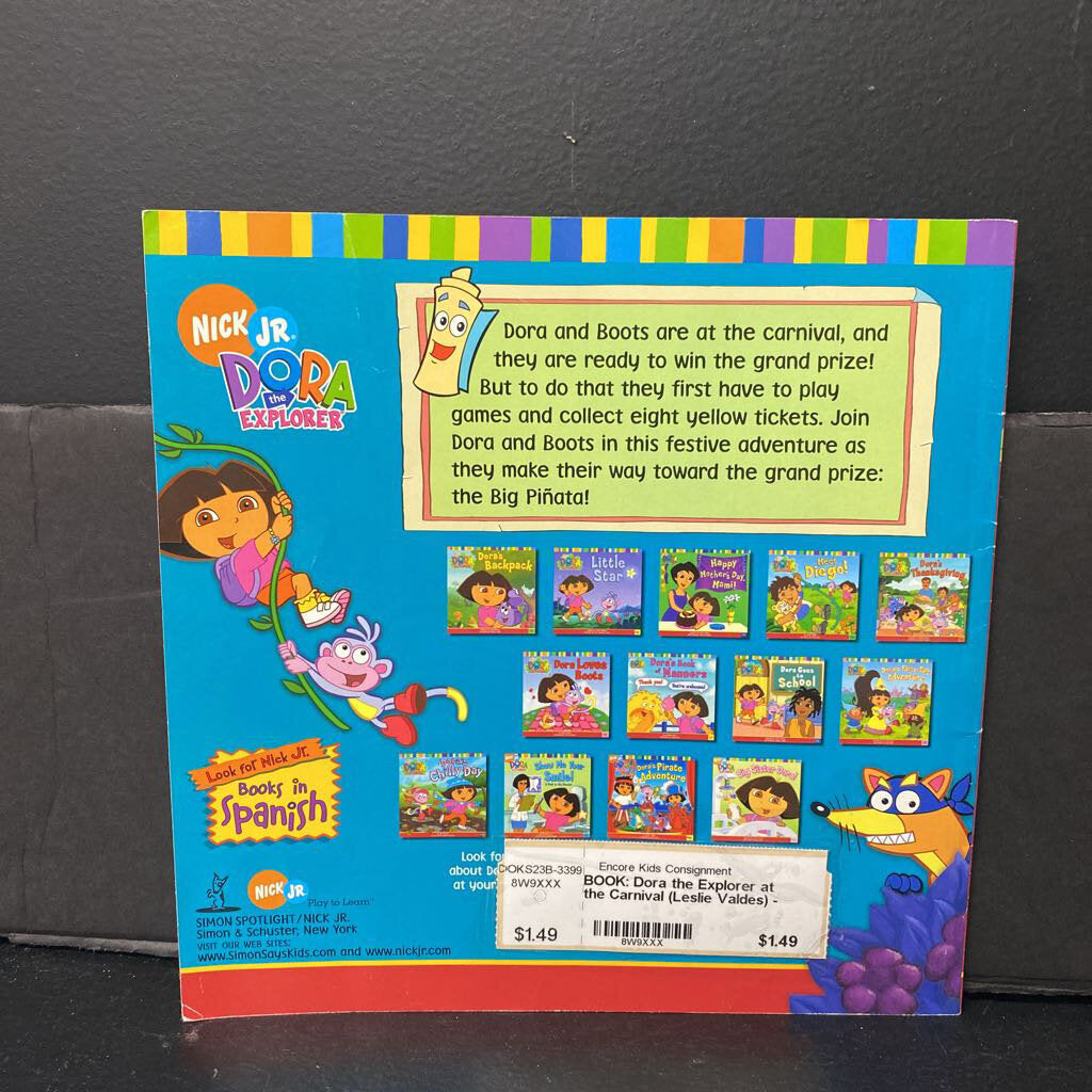 Dora the Explorer at the Carnival (Leslie Valdes) -paperback character ...