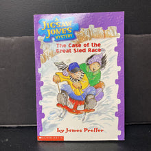 Load image into Gallery viewer, The Case of the Great Sled Race (A Jigsaw Jones Mystery) (James Preller) -paperback series
