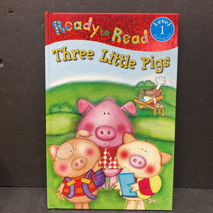 The Three Little Pigs (Ready to Read Level 1) -hardcover reader