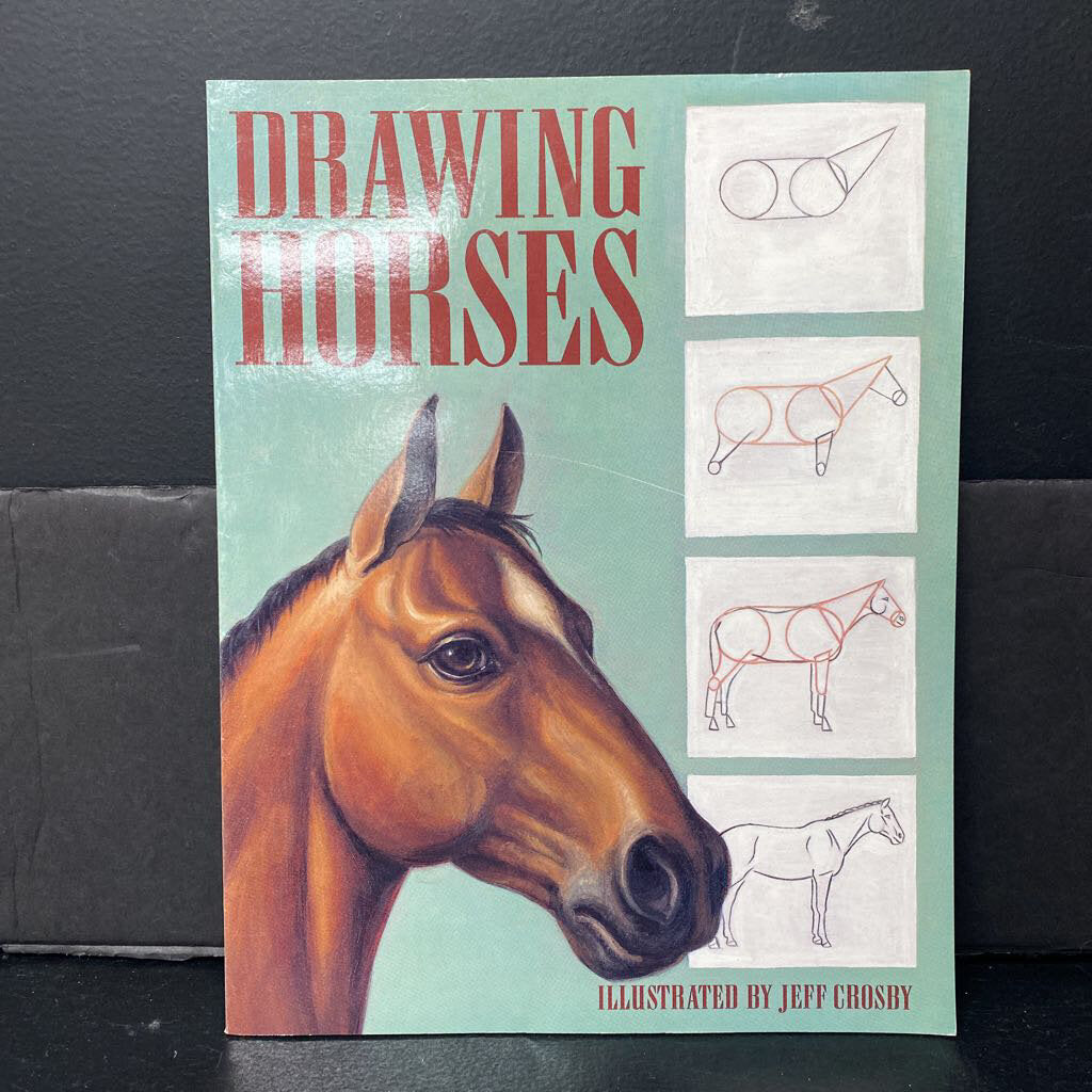 Drawing Horses -paperback activity