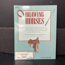 Load image into Gallery viewer, Drawing Horses -paperback activity
