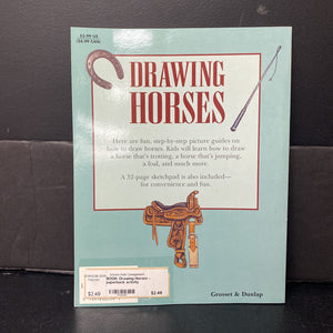 Drawing Horses -paperback activity