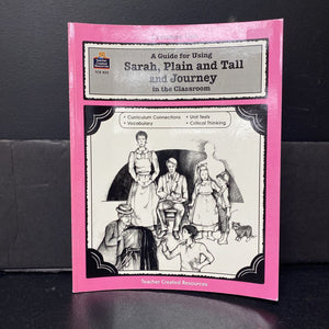 Sarah, Plain and Tall and Journey -workbook