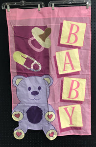Baby Announcement Flag