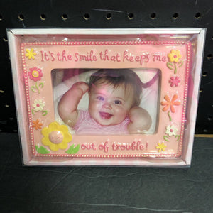 "It's the smile that..." Picture Frame (NEW)