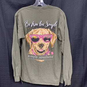 "Be free live simple" Dog top