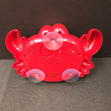 Load image into Gallery viewer, Crab Bubble Blower Musical Bath Toy Battery Operated
