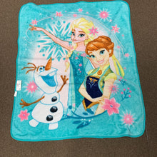 Load image into Gallery viewer, Anna, Elsa &amp; Olaf Blanket
