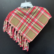 Load image into Gallery viewer, Girls Plaid Poncho Scarf
