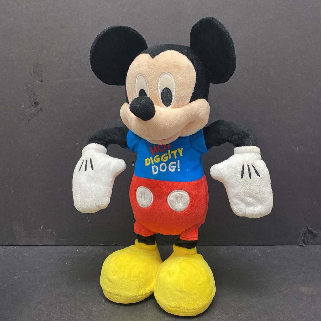 Mickey mouse hot diggity 2025 dance & play plush