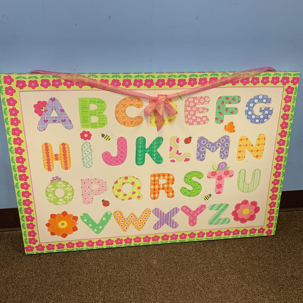 Alphabet Picture Wall Canvas