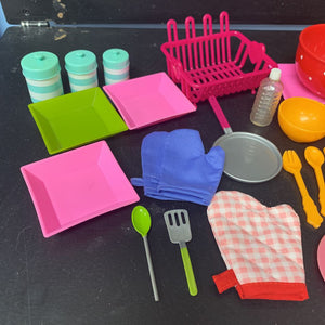 Kitchen Dishes & Accessories for 18" Doll
