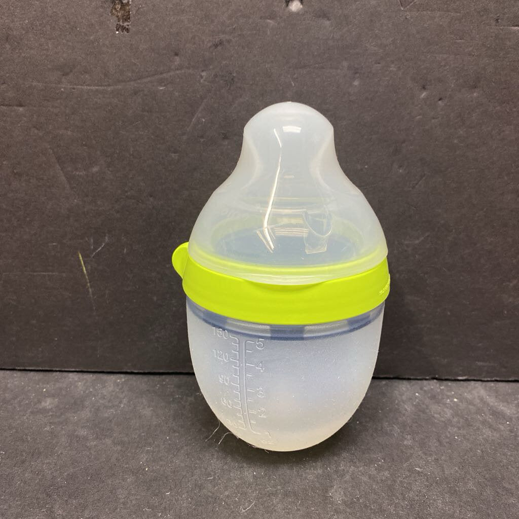 Silicone Baby Bottle w/Lid