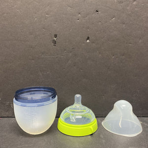 Silicone Baby Bottle w/Lid