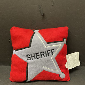 "Sheriff" Pillow (New Classic Enterprise)