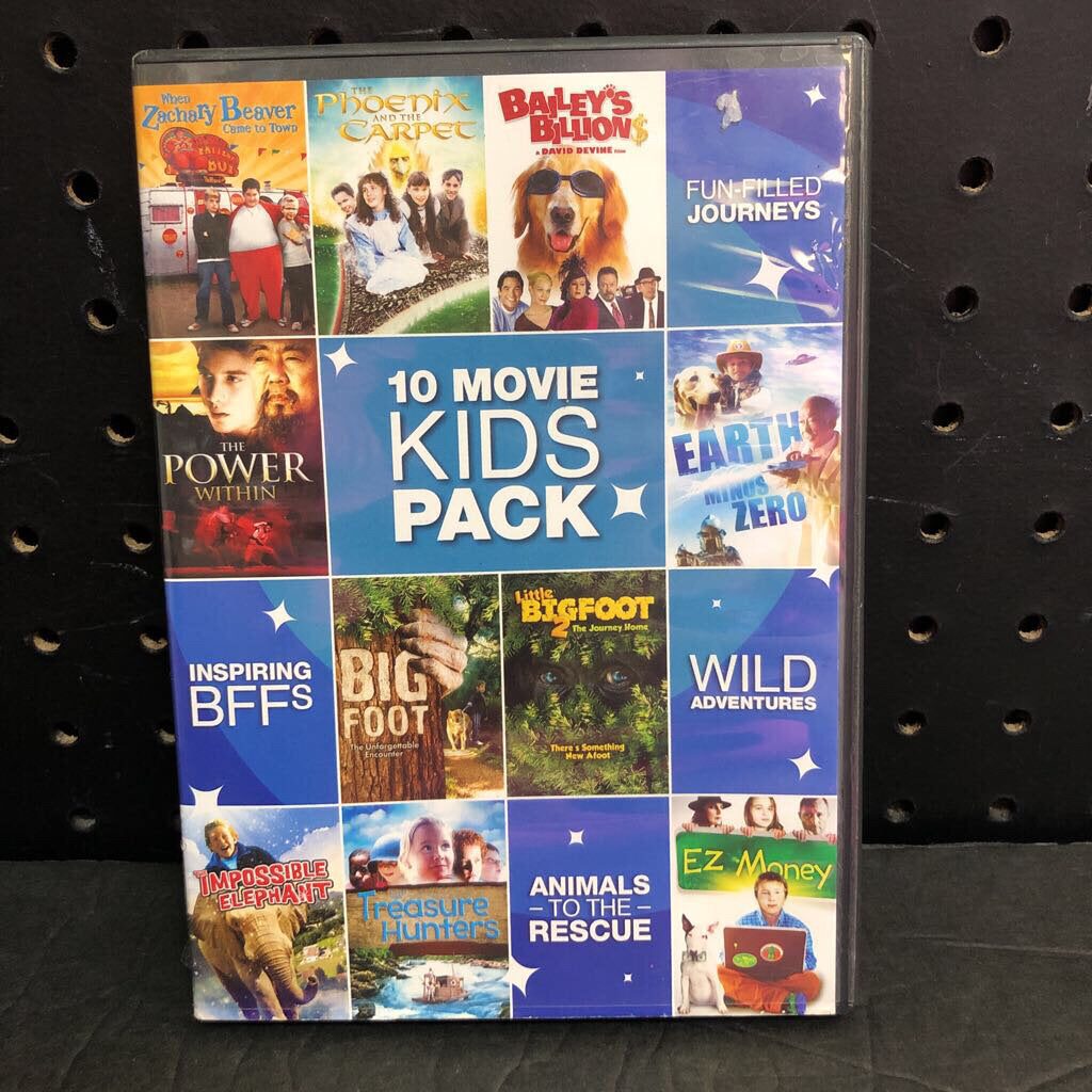 10 Movie Kids Pack Movie Encore Kids Consignment