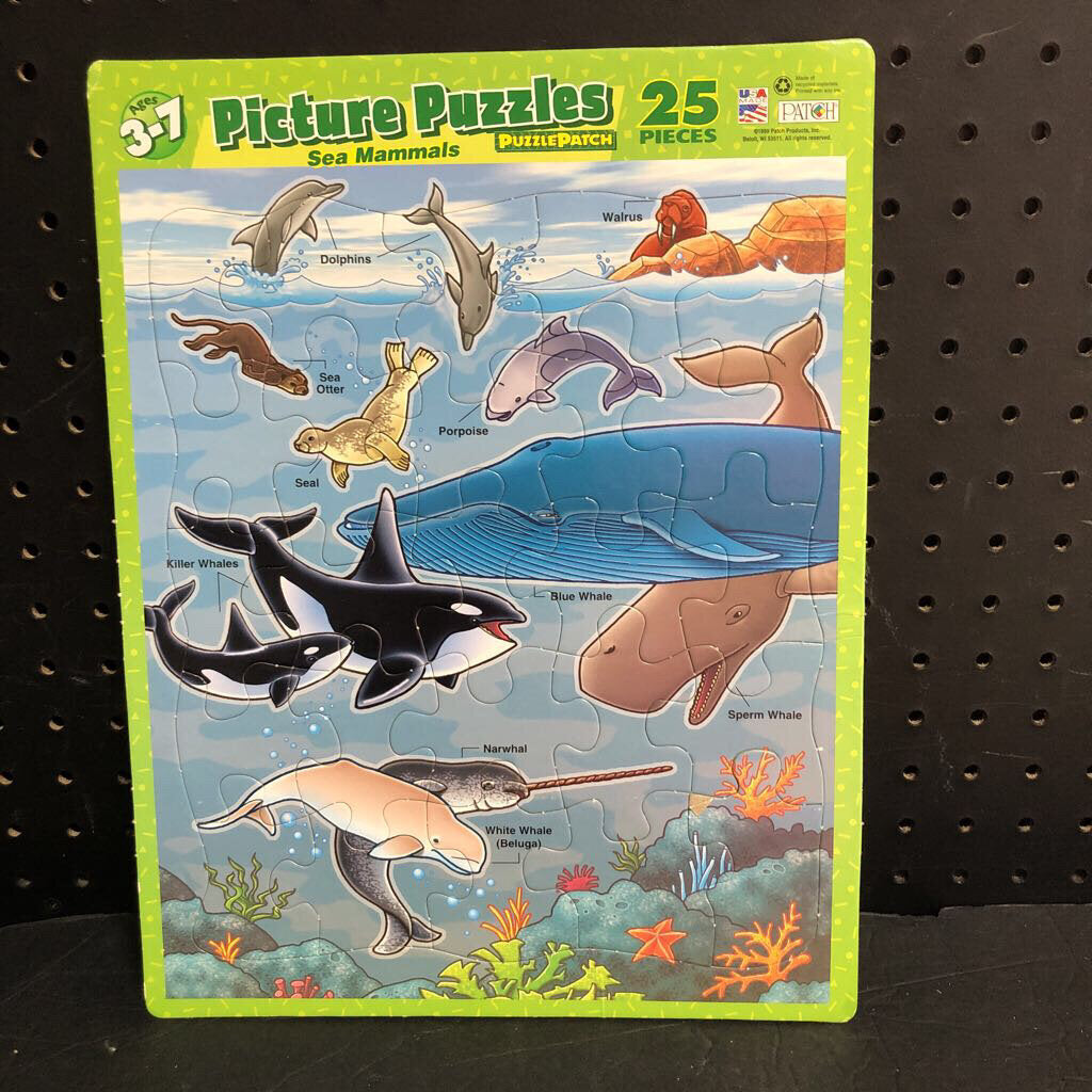 25pc Sea Mammals Picture Puzzle