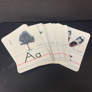 Spanish Alphabet Flash Cards