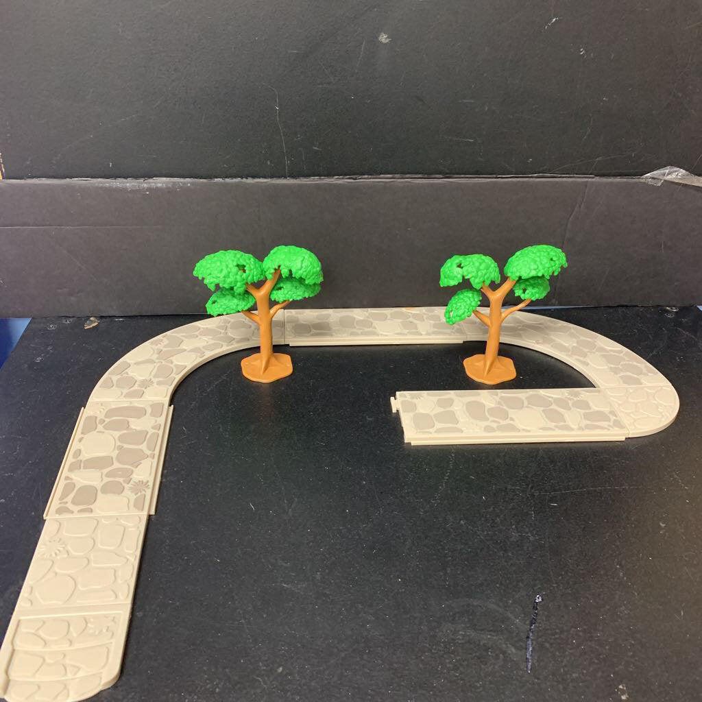 10pc Woodland Walkways Sidewalk & Tree Set