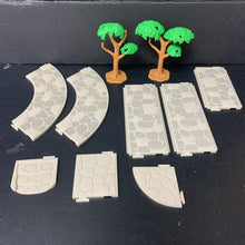 Load image into Gallery viewer, 10pc Woodland Walkways Sidewalk &amp; Tree Set
