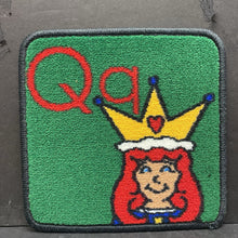 Load image into Gallery viewer, ABC Phonics &quot;Q&quot; Queen Carpet Square
