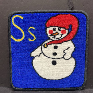 ABC Phonics "S" Snowman Carpet Square