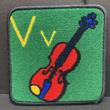 Load image into Gallery viewer, ABC Phonics &quot;V&quot; Violin Carpet Square
