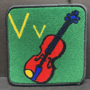 ABC Phonics "V" Violin Carpet Square