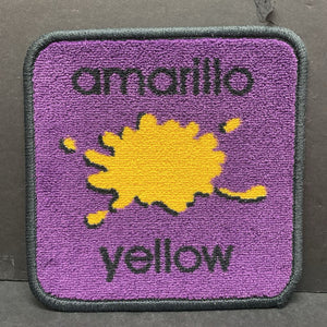 English/Spanish "Amarillo"/"Yellow" Carpet Square