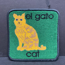 Load image into Gallery viewer, English/Spanish &quot;el Gato&quot;/&quot;Cat&quot; Carpet Square
