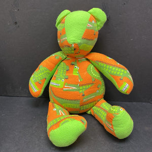 Crocodile Fabric Teddy Bear
