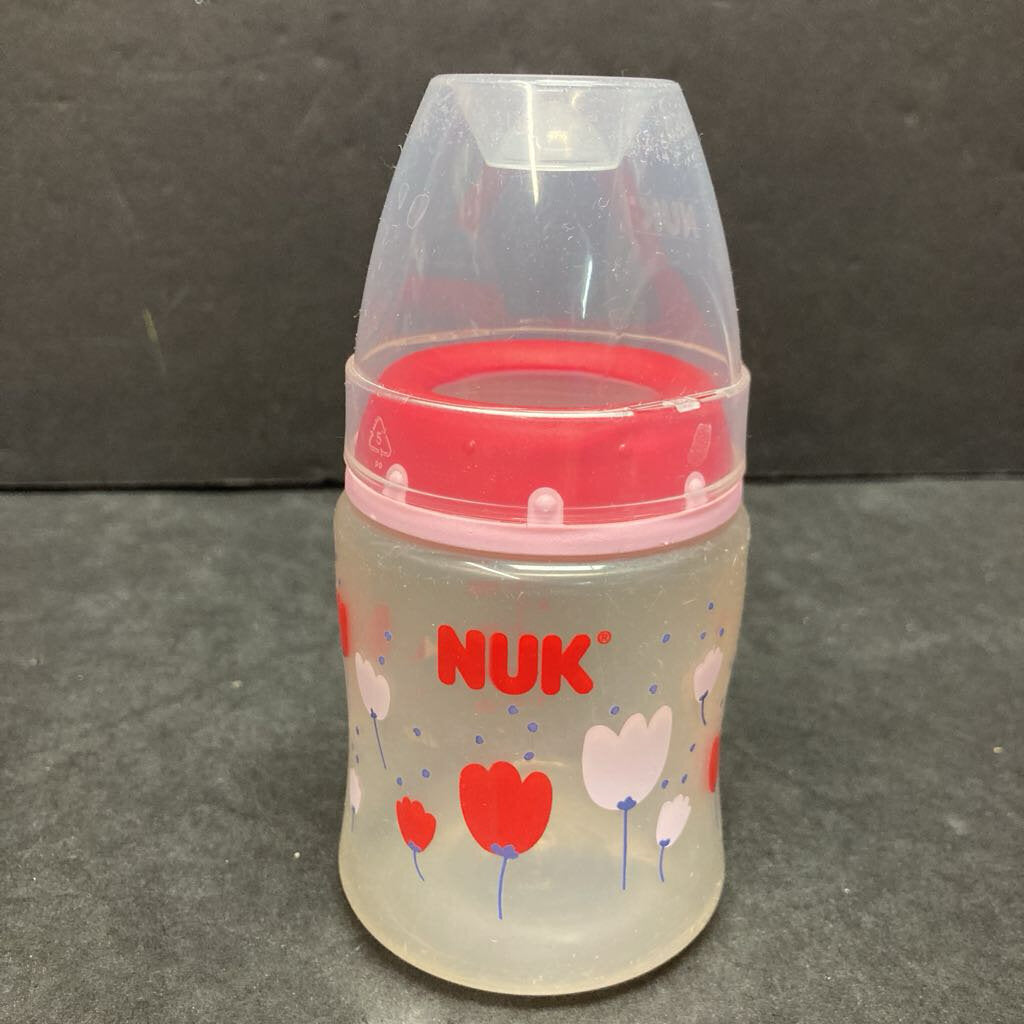 Flower Baby Bottle w/Lid