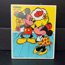 Load image into Gallery viewer, 7pc Playskool Wooden Mickey and Minnie Puzzle
