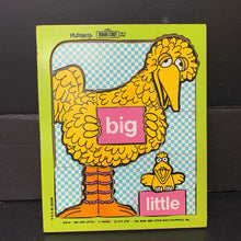 Load image into Gallery viewer, 13pc Playskool Wooden Big and Little Puzzle 1973 Vintage Collectible
