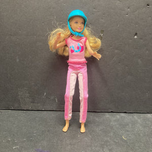 Horse Riding Doll in Horse Outfit w/Helmet