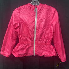 Load image into Gallery viewer, girl winter rain hooded zip jacket

